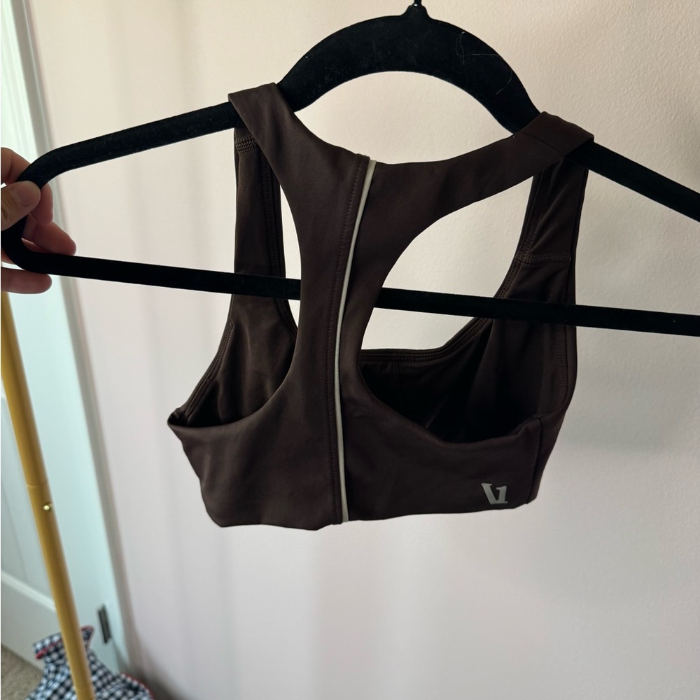 Vuori Brown Racerback Sports Bra